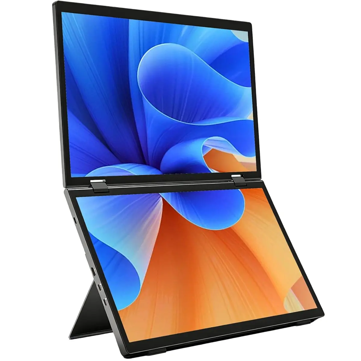 

N88R! 15,6-дюймовый портативный монитор FHD IPS, складной, с возможностью установки в два слоя, расширитель экрана для ноутбука, внешний дисплей USB-C для компьютера