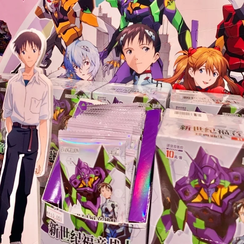 

KAYOU Genesi Evangelion Card Asuka Langley Soryu Ayanami Rei Ikari Shinji EVA Mech Beginning Collection Anime Card Original Box