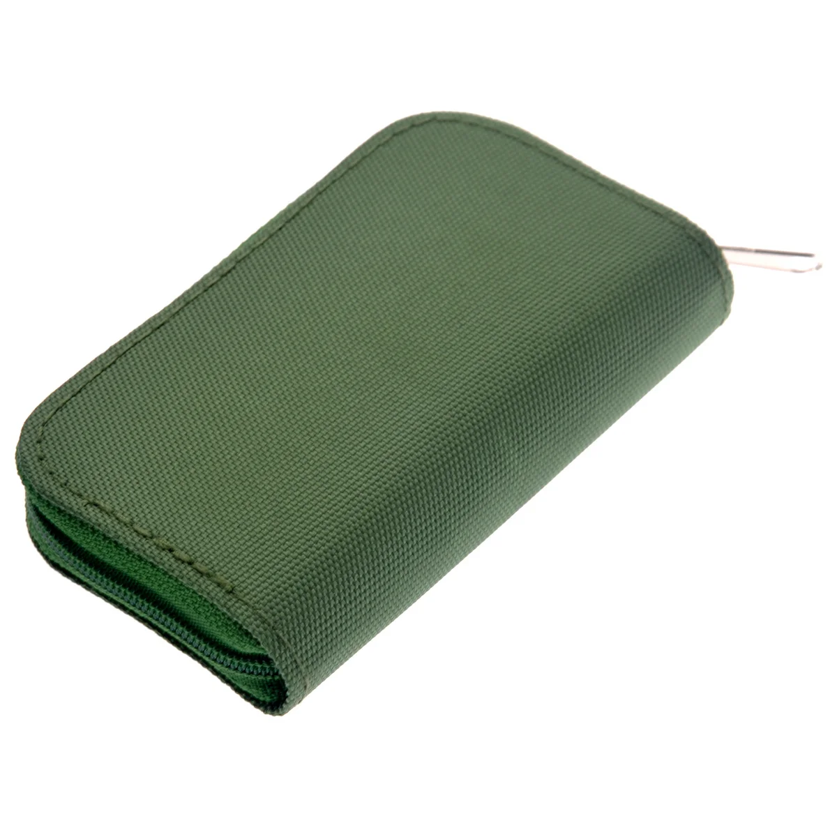 

Green 22 Slot Memory Holder Case Pouch for Cf Cards Storage Protector Portable Zippered Bag Dustproof Scratch
