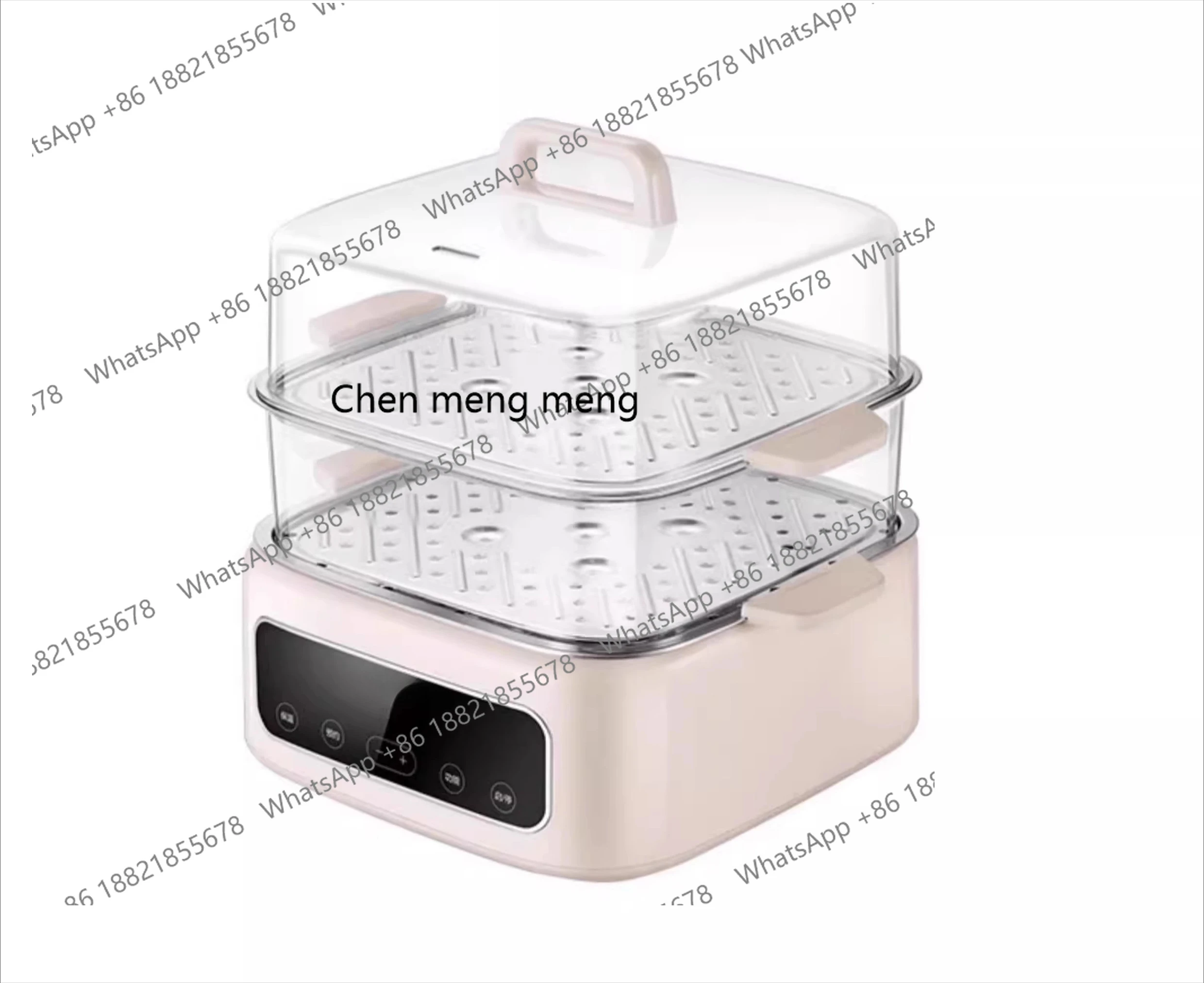 

Electric steamer Multifunctional household reservation Three-layer cooking integrated multi-layer stainless steel steamer