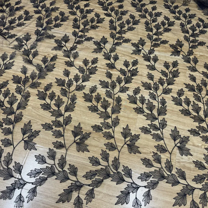 

Полая кружевная ткань, как леска, ткань для формы листа, перспективный свадебный головной убор, платье, ткань «сделай сам», материал для шитья на метр