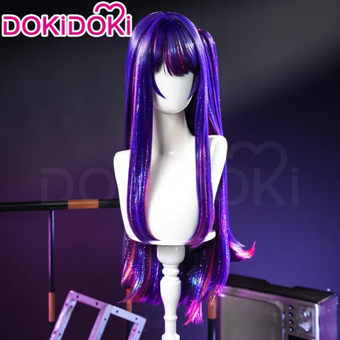 Парик Hoshino Ai из аниме Oshi no Ko фиолетовый 65 см