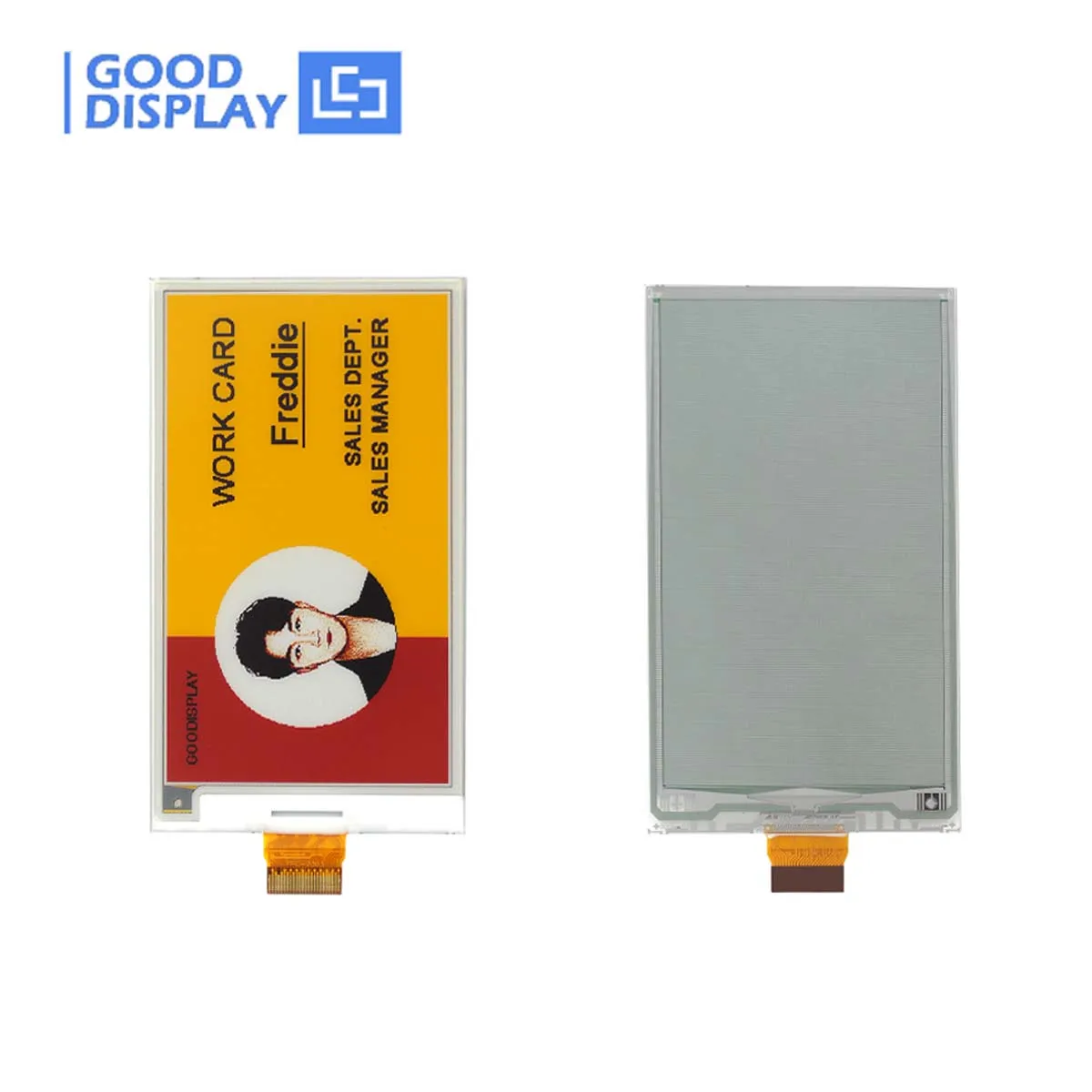 3.7\'\' 4-color  Multi-color E-Paper Display, black, white, yellow and red Eink resolution 416x240, GDEM037F51