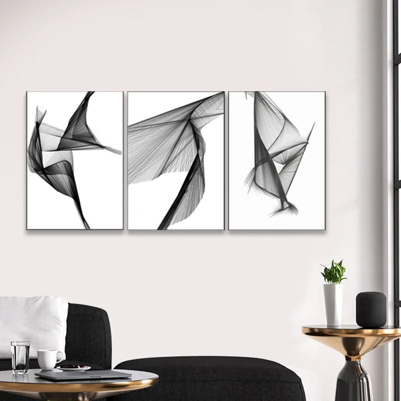 

z Morden Home Decor Minimalist Print Painting Wall Poster Abstract Canvas Art