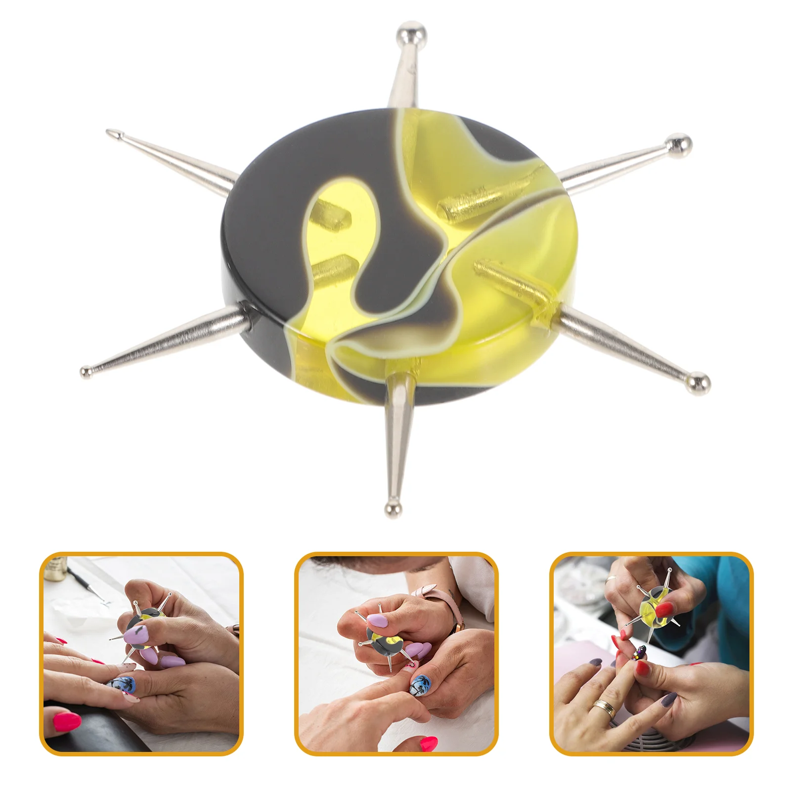 Diamond Child Nail Pens Dotting Acrylic Sculpting Clay for Nails Modelling Tools