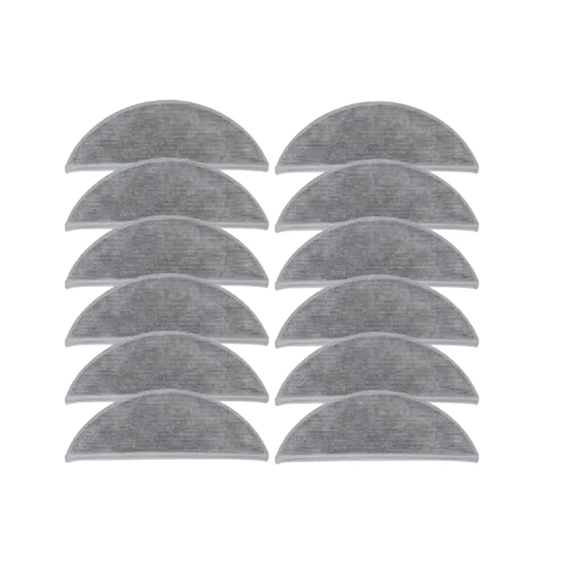 JDZD 12 قطعة وسادة ممسحة لشاومي Lydsto R1 / R1A / R1 Pro / S1 ملحقات المكنسة الكهربائية ملحقات متينة للغاية