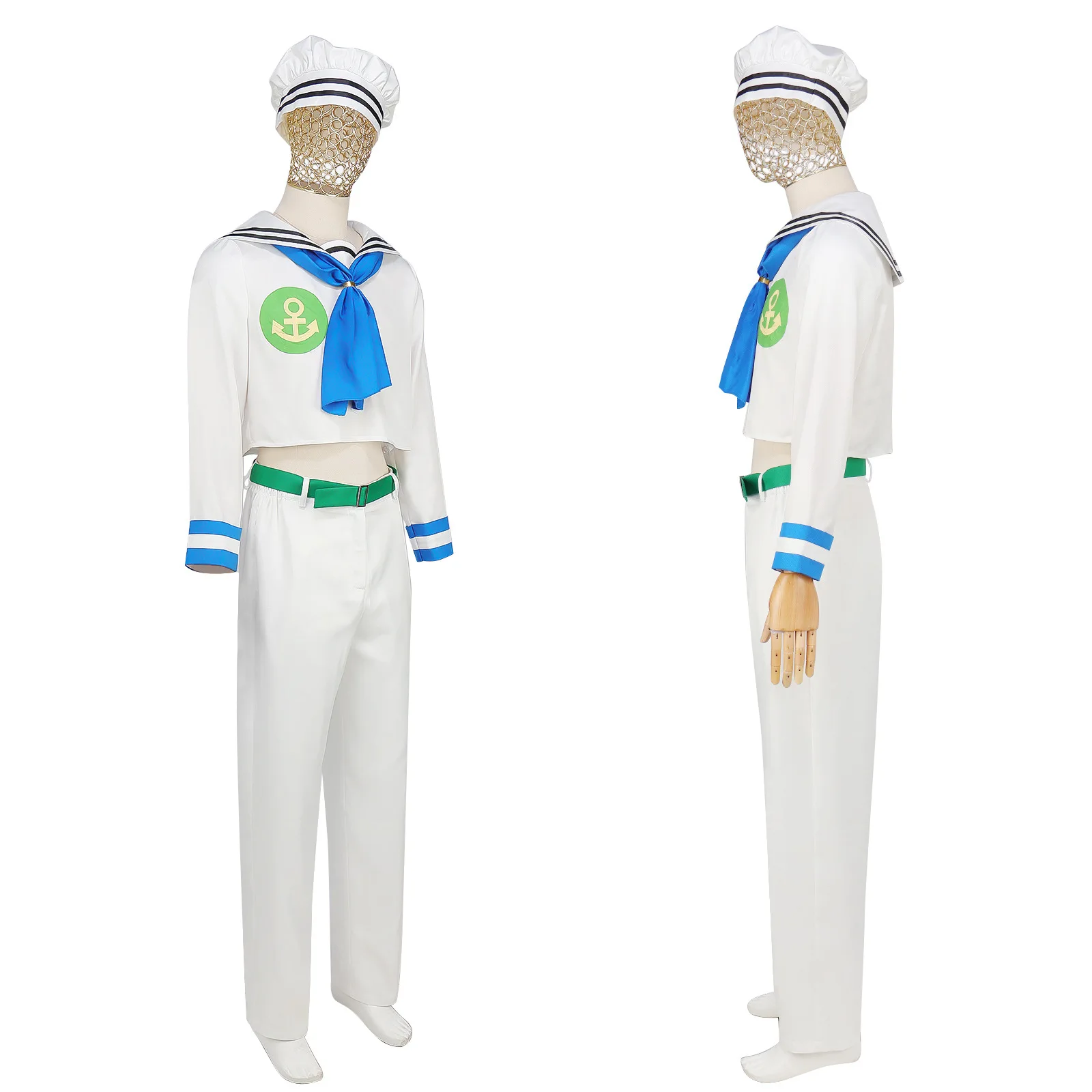 Костюм для косплея Josuke Gappy JoJo Jojolion - школьная форма моряка костюм на Хэллоуин унисекс