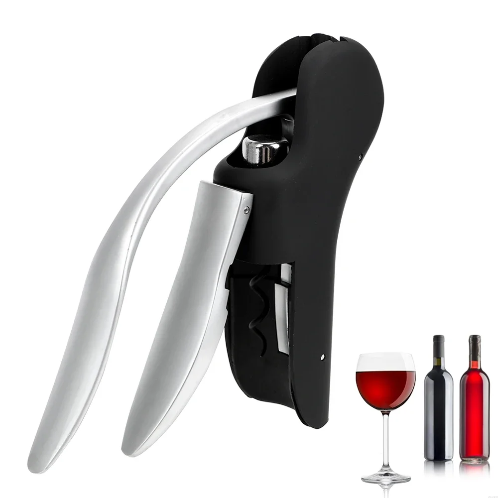 

Bottle Openers Wine Tool Set Cork Drill Lifter Kit Bar Lever Corkscrew Foil Cutter Convenient Kitchen Accessories