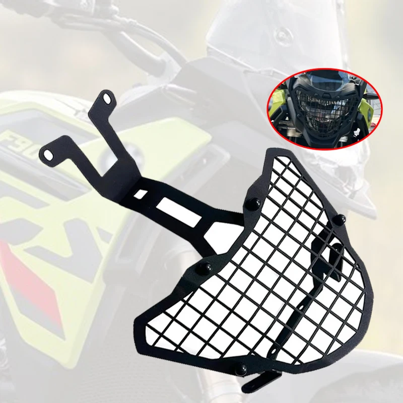

Fit For BMW F900GS F 900 GS ADV 2024-2025 Motorcycle CNC Headlight Grilles Guard Protector Headlamp Front Light Protection Cover