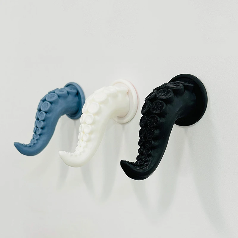 Octopus Tentacle-shaped Hook Wall-mounted Creative Hanger Multi-functional Hook For Hanging Clothes Towel For Perforated Board