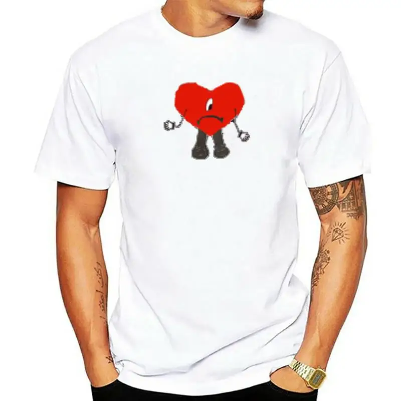 Мужские футболки Bad Bunny UN VERANO SIN TI с музыкальным альбомом, футболки с графическим принтом Love Eyes Мужские футболки Bad Bunny UN VERANO SIN TI с музыкальным альбомом, футболки с графическим принтом Love Eyes