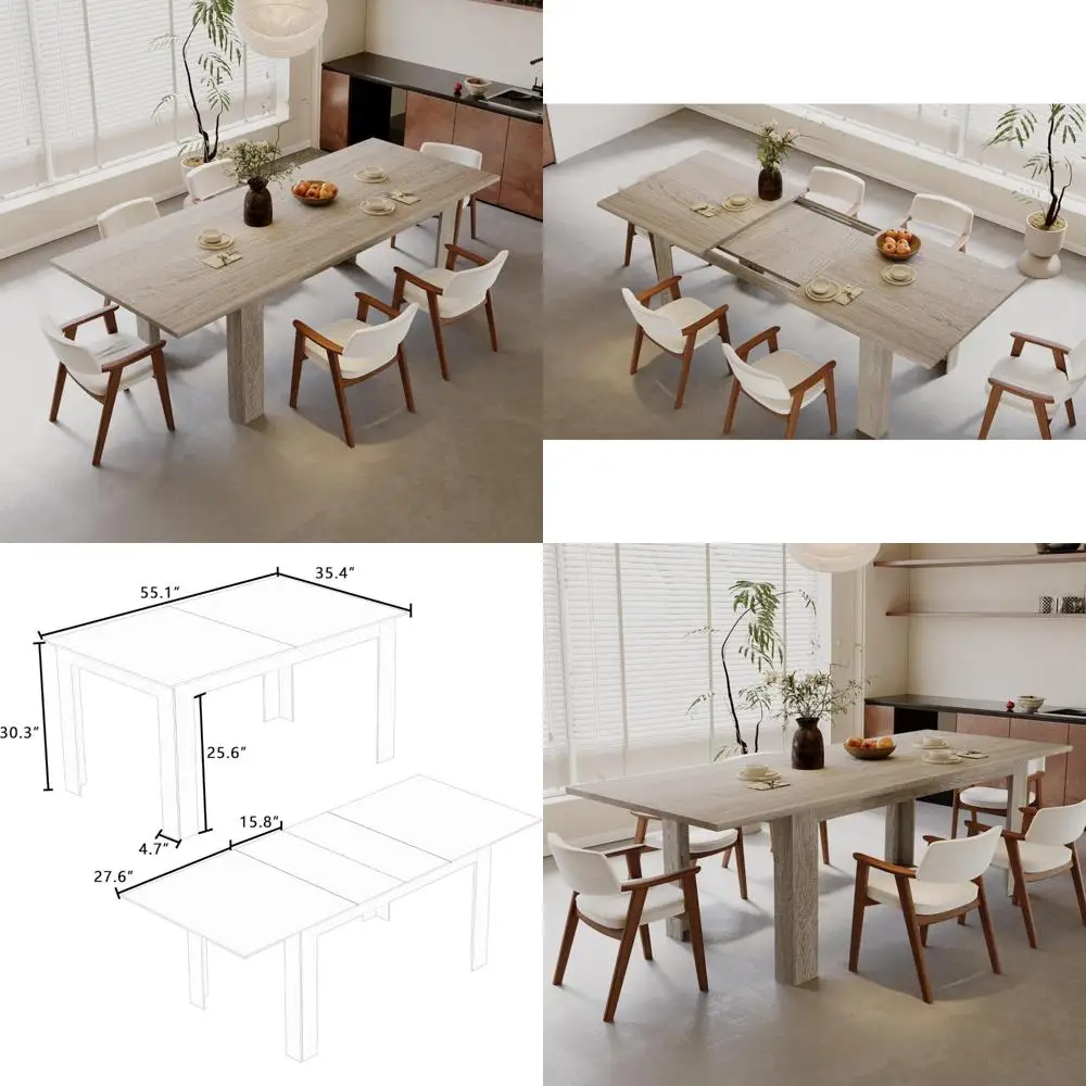 Rectangular Oak Woo…