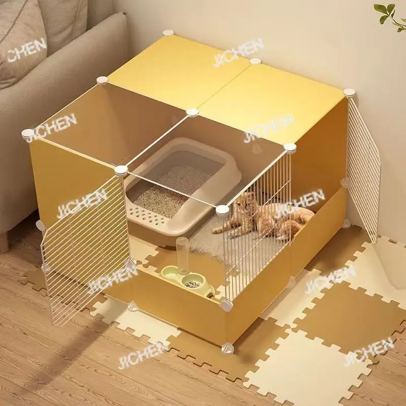 

Клетка для кошек JC, комната для доставки в помещении, беременная и ожидающая для доставки, закрытое гнездо с ящиком для разведения унитаза