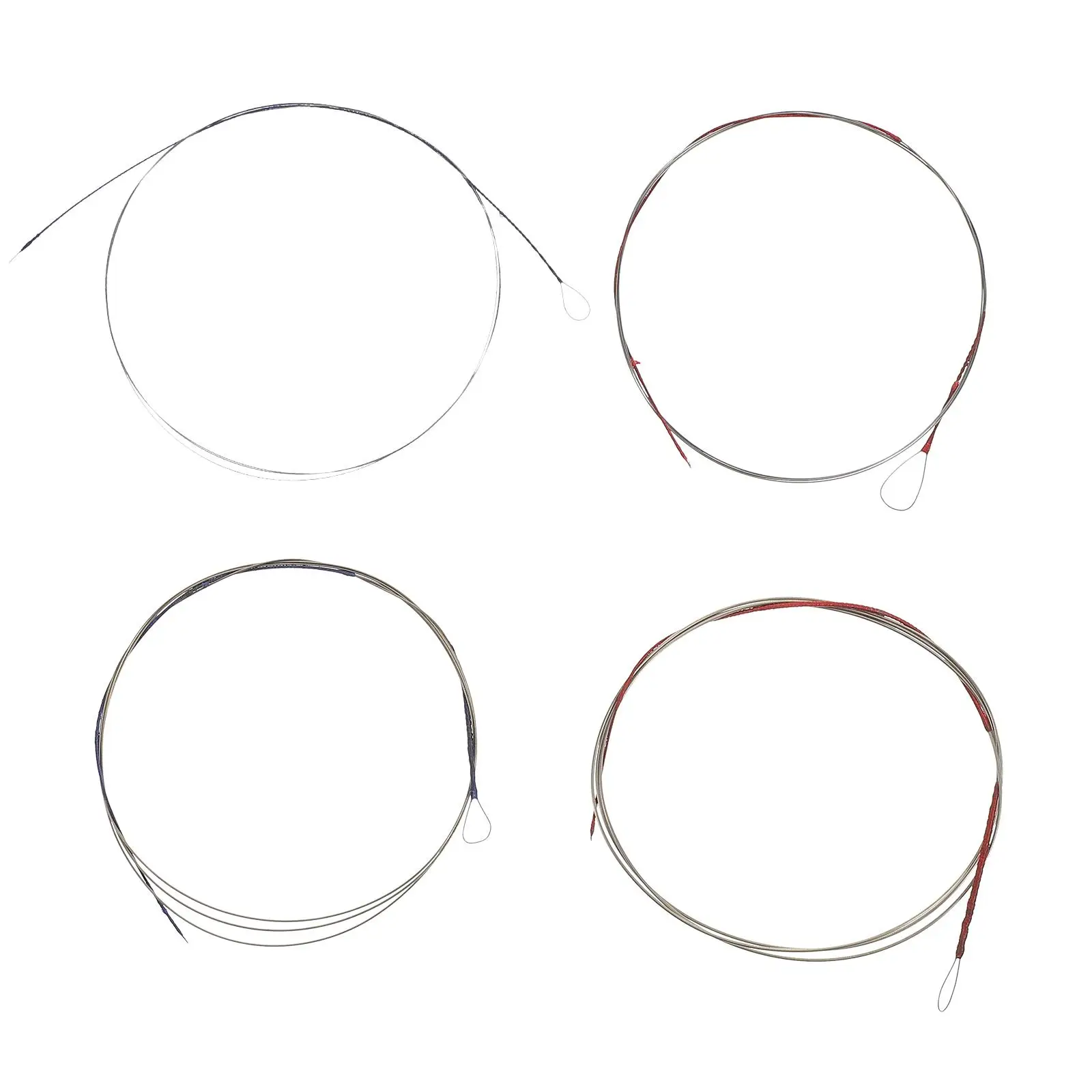 

4Pcs Liuqin Strings High Quality Alloy Material Durable Easy to Replace Chinese Musical Instrument Parts Accessories