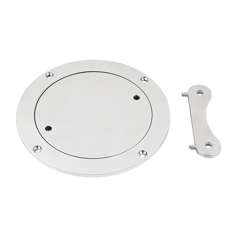 3/4/5/6 inch Boat Deck Plate Hatch 316 Stainless Steel Marine Inspection Access Cover with Key Yacht Kayak Hardware​