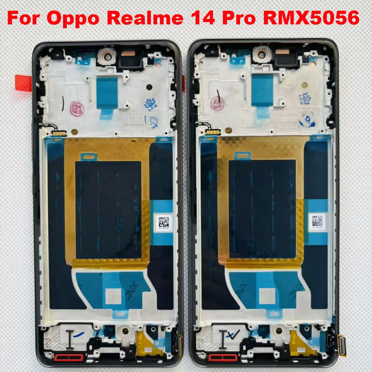 Original AMOLED New 6.77'' For Oppo Realme 14 Pro RMX5056 Lcd Display Screen Touch Digitizer for Realme 14 Pro Plus RMX5051 LCD