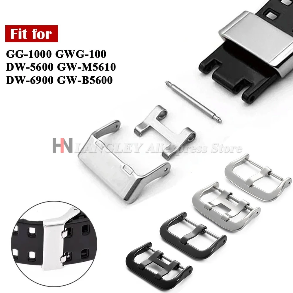 Uhrenarmband-Schnalle für Casio GW-M5610 DW5600/6900, Metallverschluss für GG1000 GW8900/9400, Armbandschnalle 19/20/21/22mm