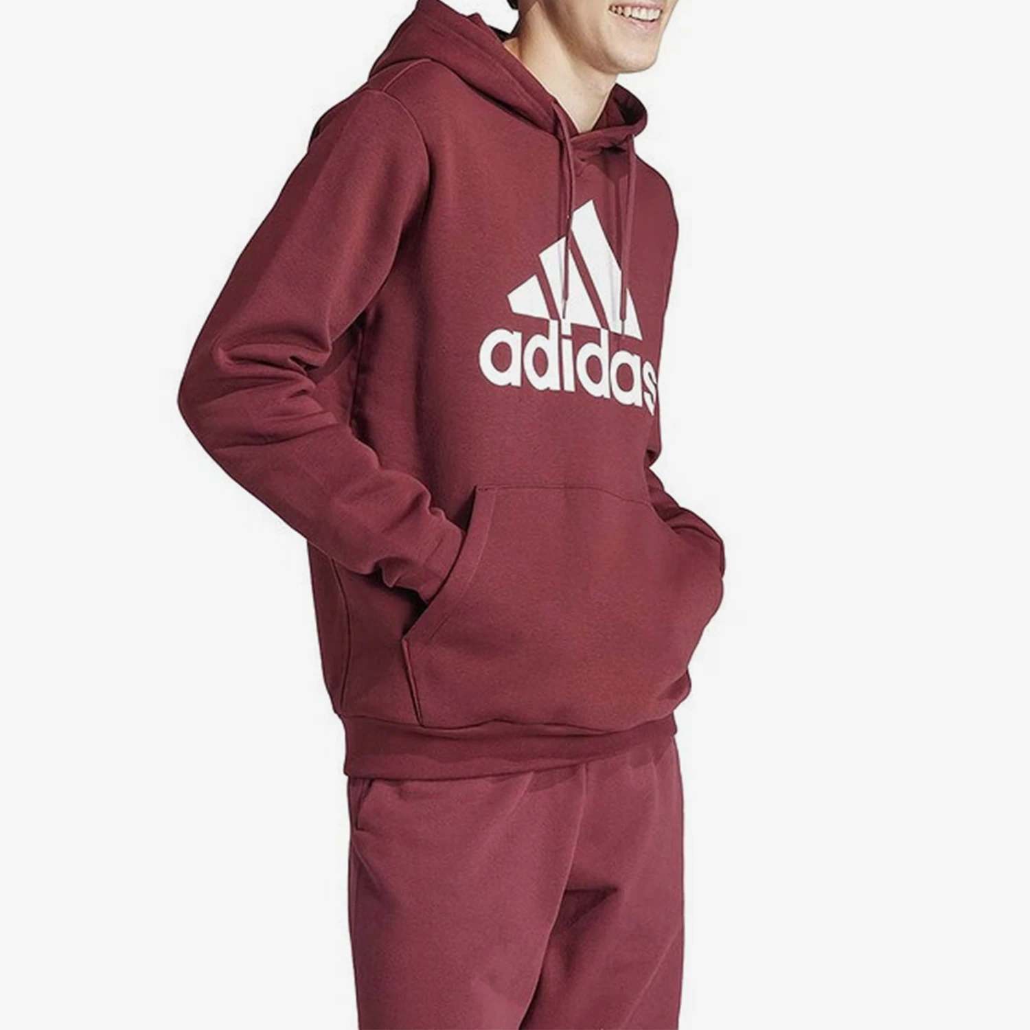 Adidas genuine new men's classic fleece warm hooded sweatshirt IN0626