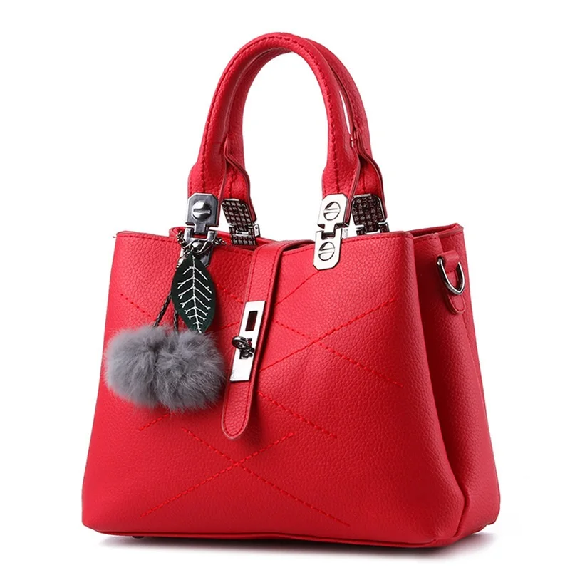 New Arrivals Bags for Women Casual Fashion Office Ladies Handbags Solid Color Black Blue Red Pink Grey White Girls Crossbody Bag