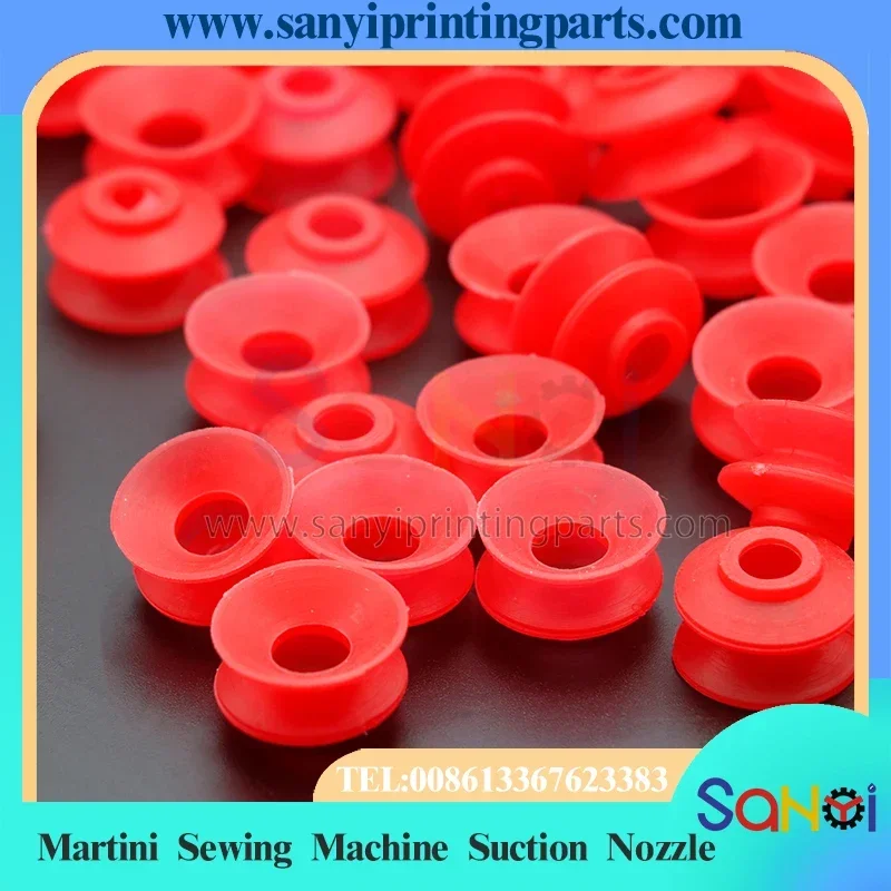100 Pieces Rubber Suckers 17×10×6mm for Muller Martini Binding Machine
