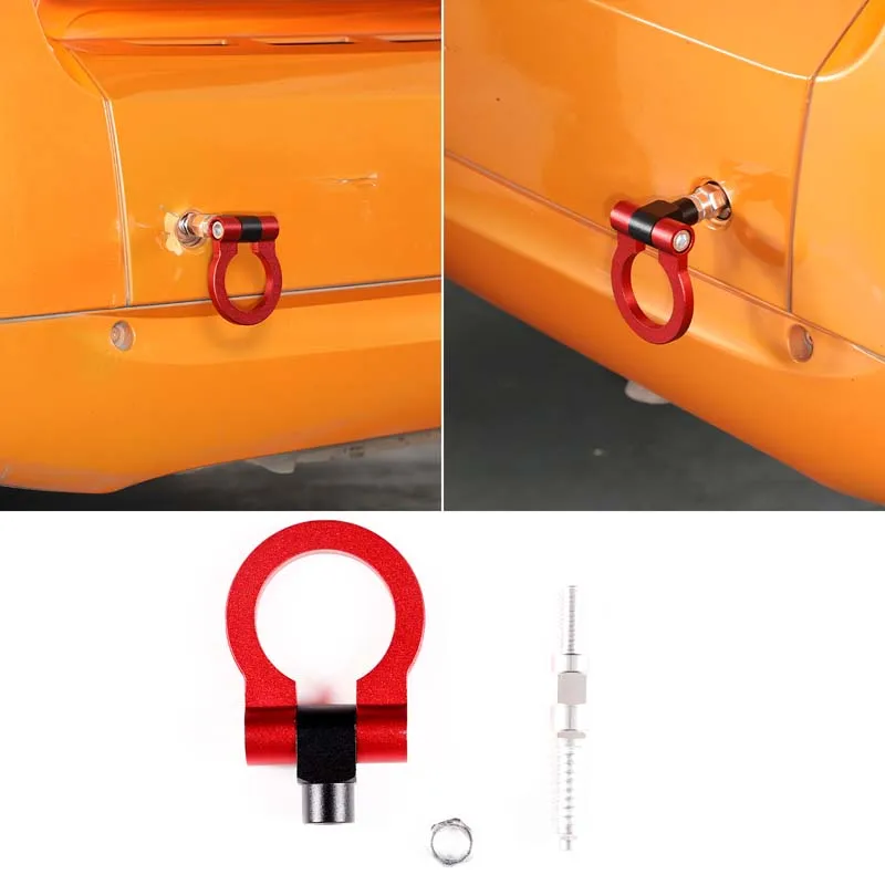 Rear Bumper Tow Hook Rear Bumper Mount Tow Hook Trailer Hook Eye Car Accessories For Mercedes Benz Smart Fortwo W451 2007-2021