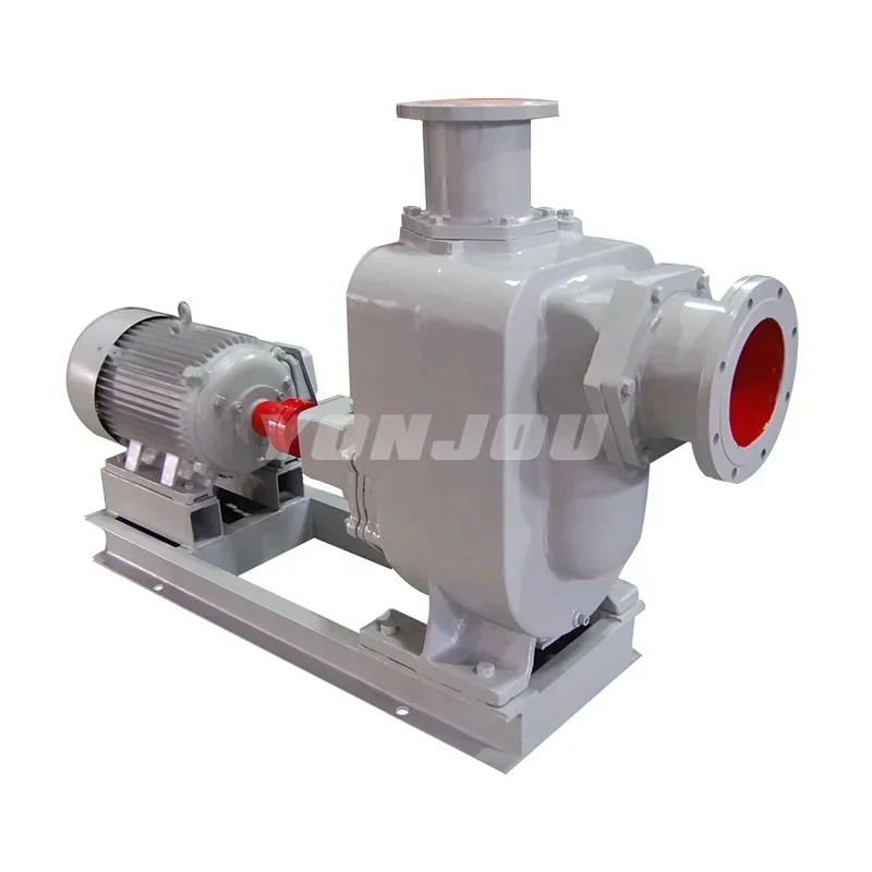 Self-priming Centrifugal Marine Bilge / Ballast Pump Electric Cast Iron Horizontal 3 Hp Oil and Marine 100% Copper Wire 40 Mm