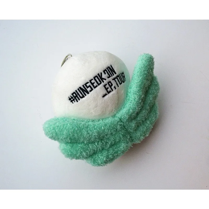 Korea Wootteo Plush Toy Kawaii Stuffed Doll for Backpack Pendant Wave New JIN Design Astronaut Wings Keychain Fans Support Gift