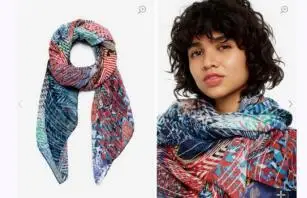 Colorful Trend Fashion Versatile Triangle Scarf