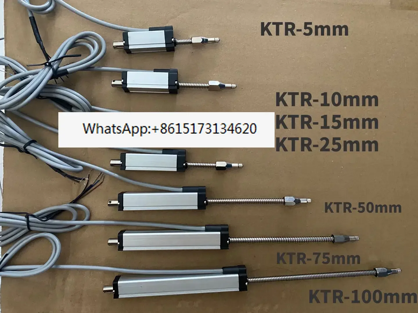 Ktr Spring Self-Return 0-5V Analogausgang Linearer Verschiebungssensor für begrenzte Räume