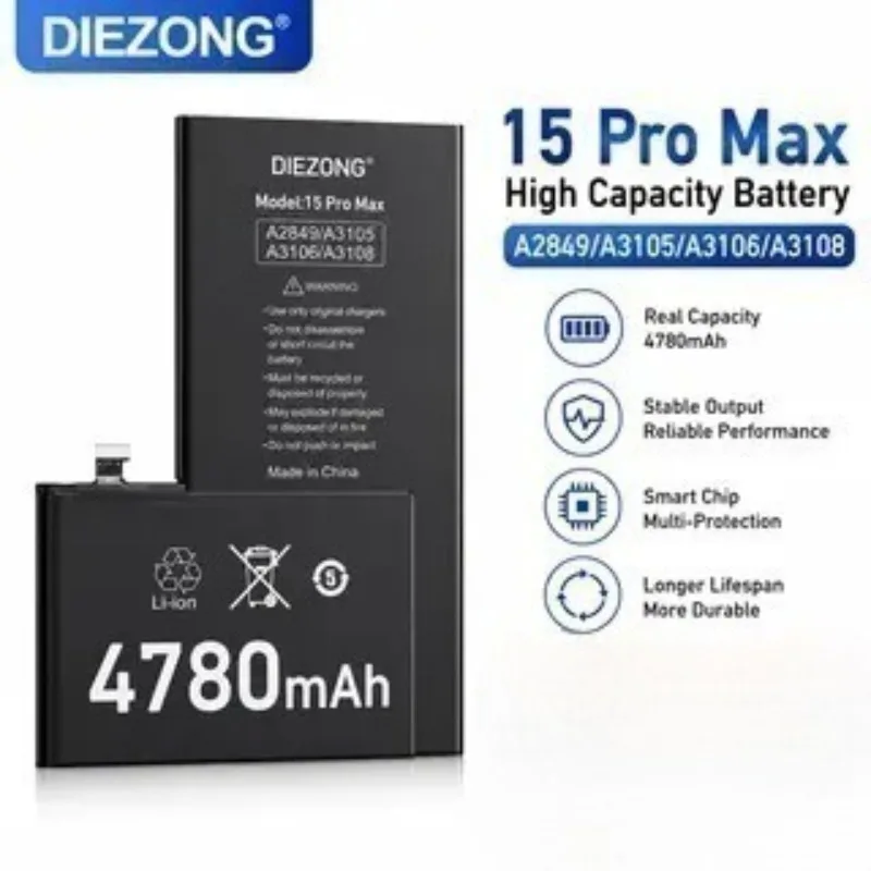 

2026 NEW for iphone 15Promax battery A2849/A3105/A3106/A3108 High-Quality Fast Shipping Persistent standby