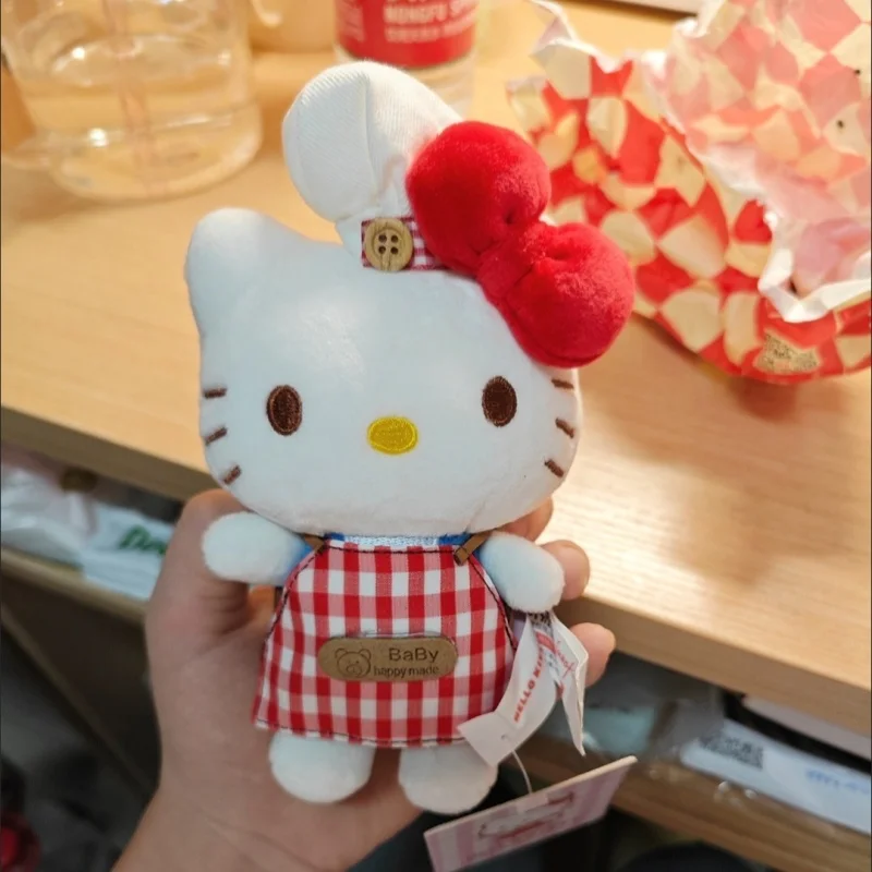 Sanrio Hello Kitty PP cotton Backpack series doll palm toy Backpack hanging pendant decoration Desk display toys Christmas gift