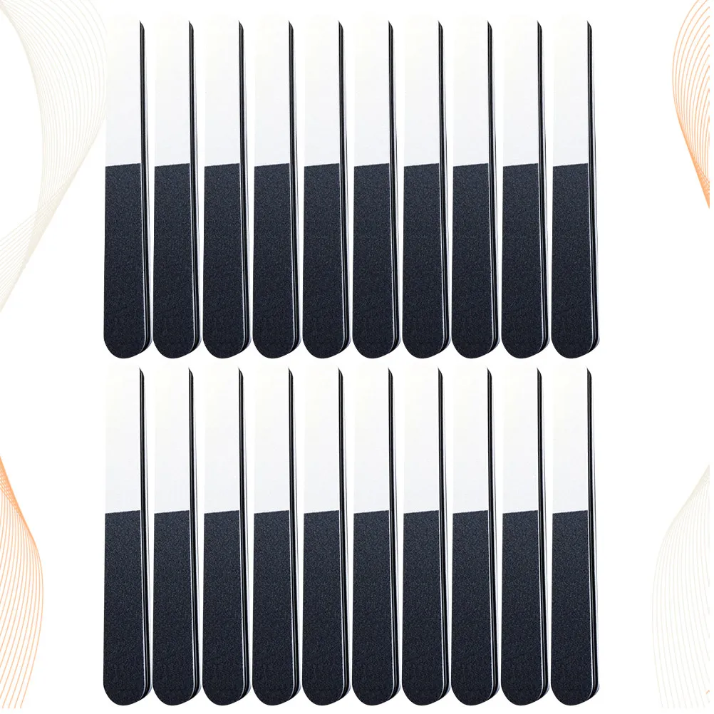 20Pcs Nail Files Set 240 320 1200 Grit Eva Sponge Buffers for Natural False Toenails Manicure Pedicure Nail Art Salon
