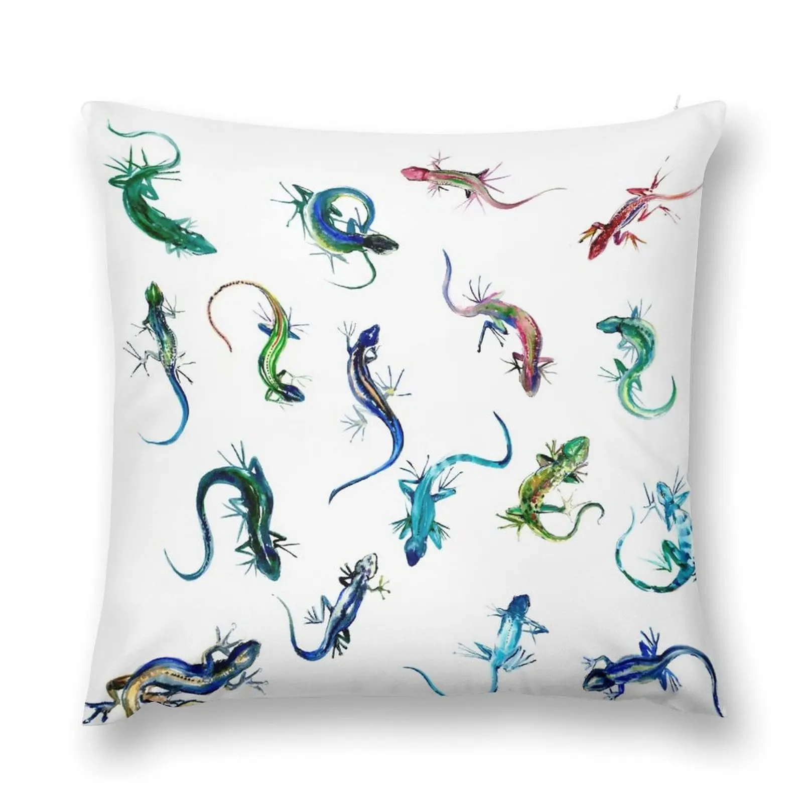 

Lizards Throw Pillow Decorative pillowcase Cusions Cover Sofa Covers Christmas Pillow pillow