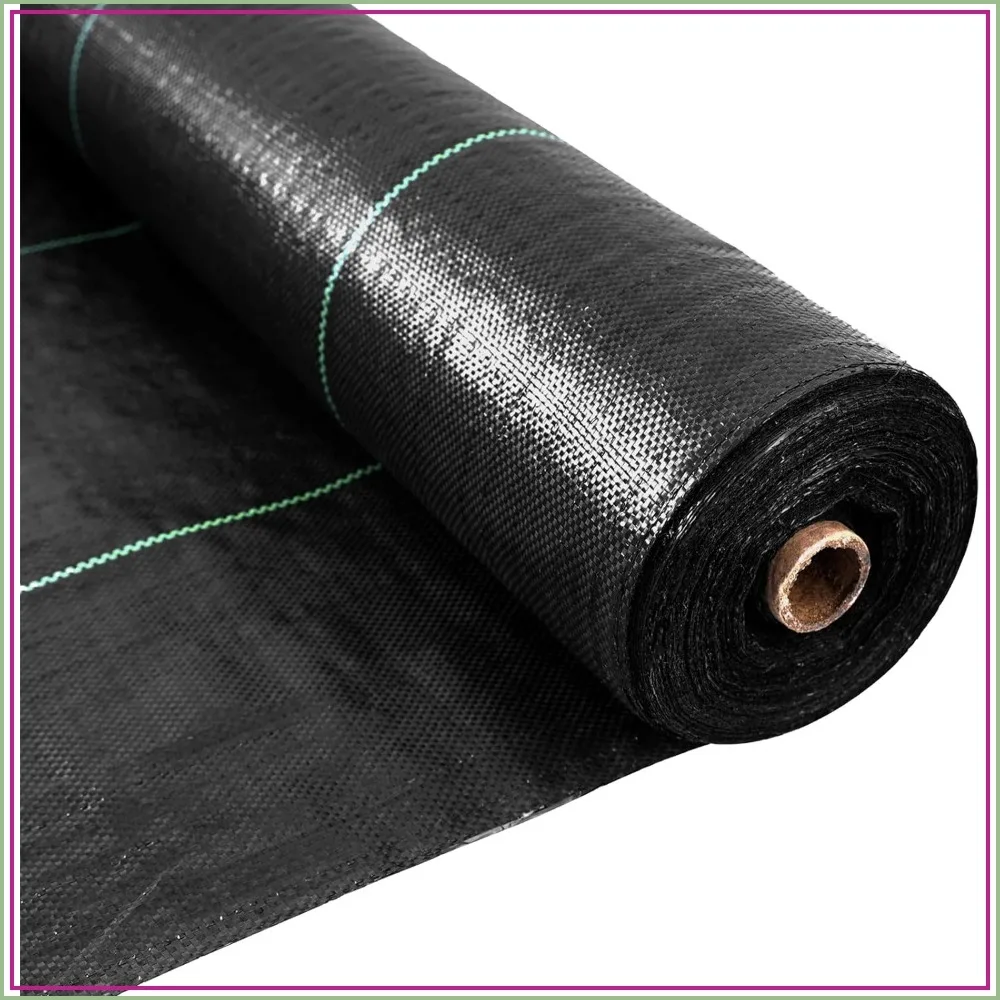 4ft x 300ft Heavy Duty Weed Barrier Fabric, Tear-Resistant Ground Cover for Garden, Gravel, Driveway, Flower Bed
