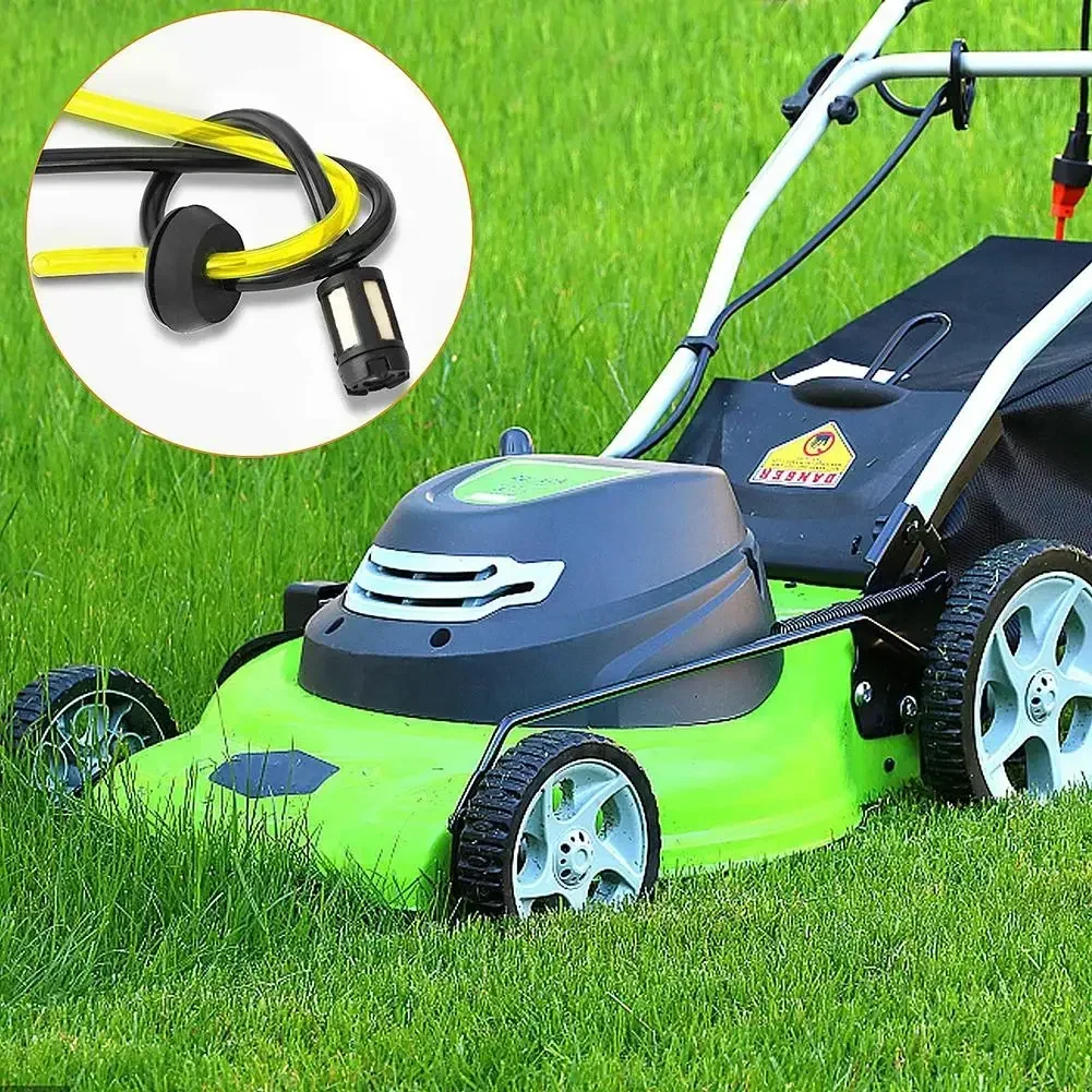 3PCS Strimmer Fuel Pipe Universal Grass Trimmer Fuel Line PVC Rubber Replacement Fuel Filter Kit With 3 Gaskets +3 Primers