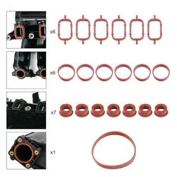 11612246945 Intake Inlet Manifold Gaskets Upper Against The Cylinder Head Cover For Bmw M47 M57 E46 E53 E60 E63 E65 E87 E90 E91