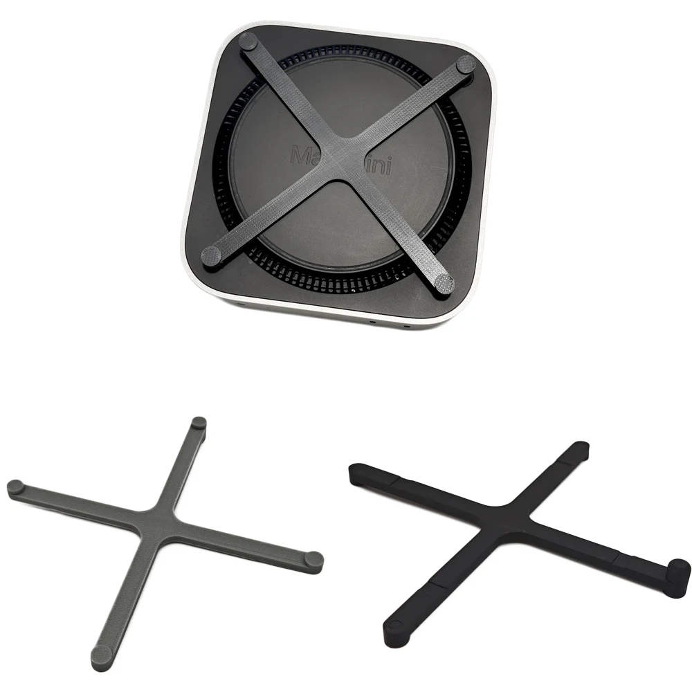 تصميم مريح لـ 2024 Mac Mini M4 قاعدة زر الطاقة ثلاثية الأبعاد مفتاح دفع الطباعة وحامل بسيط خيارات ألوان متعددة #2