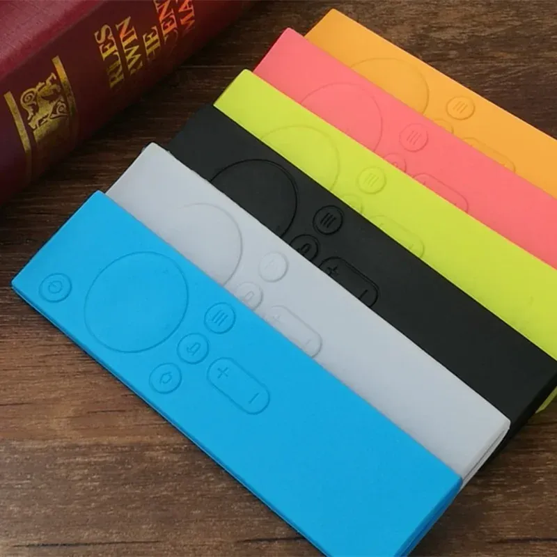  1 Pc Soft Silicone Anti-Slip Protective Case for Xiaomi TV Mi Box Normal Version Remote Control Dust Covers TPU Rubber 