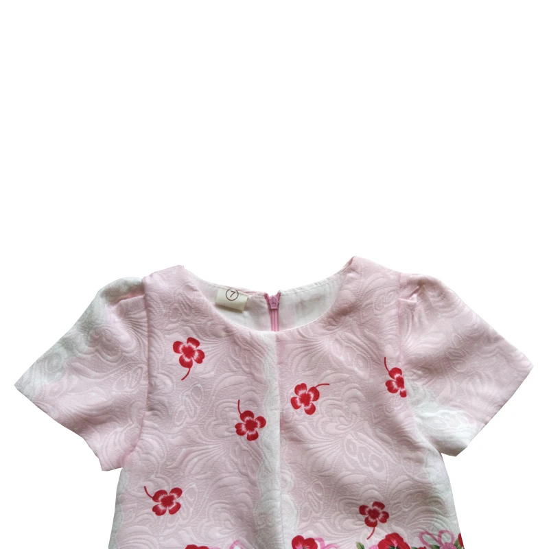 Girls Summer Dress Pink Floral Animal Print Princess Birthday Childrens Boutique Clothing Kids Valentines Dresses