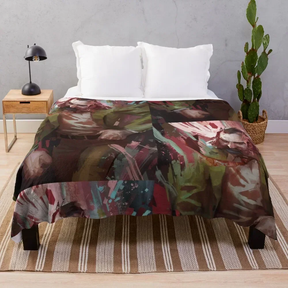 

Disco Elysium Video Game Poster - Disco Elysium Fanart Tshirt Throw Blanket Warm Plush Fuzzy Blanket for Living Room