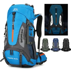 70L Camping Backpack Men's Travel Bag Climbing Rucksack Large Hiking Storage Pack Outdoor Mountaineering Sports Shoulder Bags