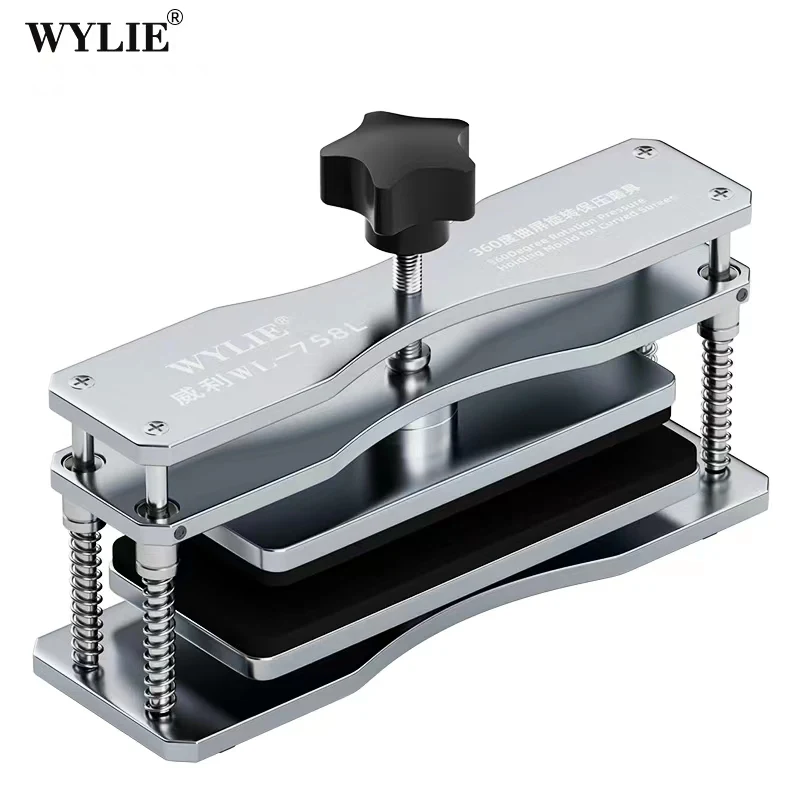 

Wylie WL-758L 360° Rotation Universal Mobile Phone LCD Screen Pressure Holding/Seam Filling Fixture Back Cover Keep Fixing Clamp