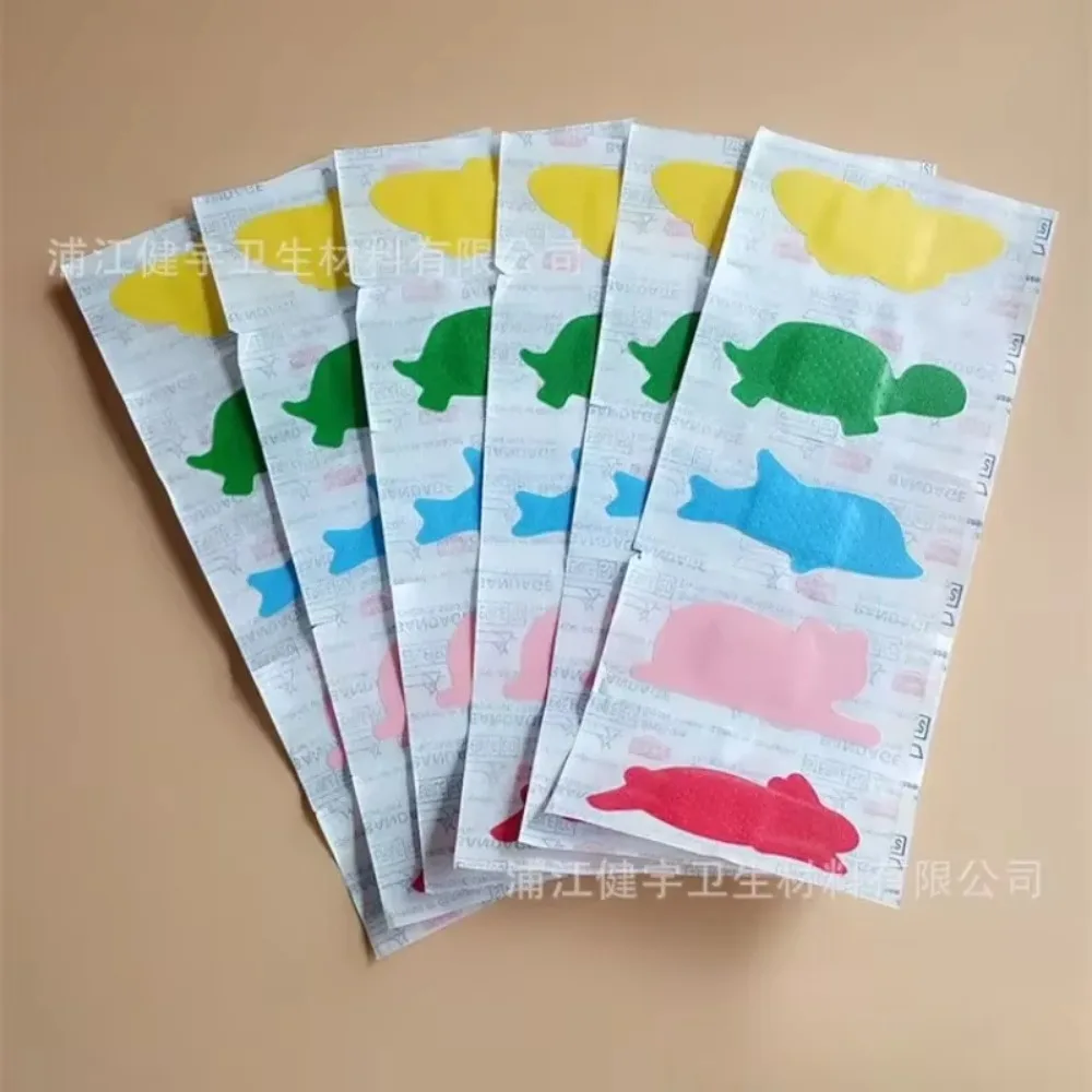 30pcs/lot Kids Cartoon Animal Shaped Band Aids Waterproof Disposable Wound Plaster Skin Patch Toddler Children Home Protection