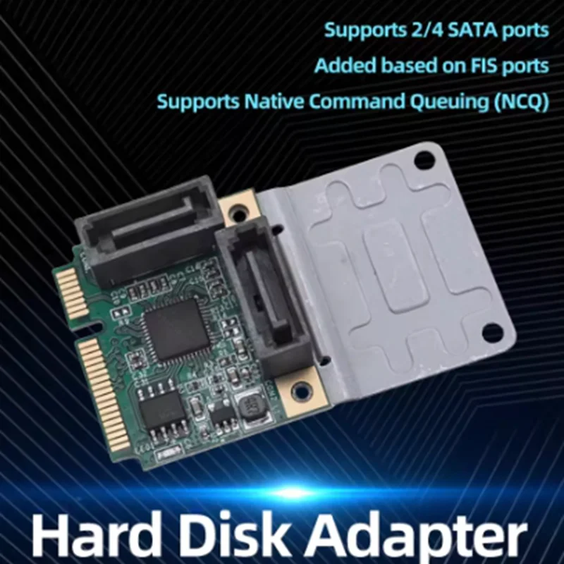 

New Mini PCI-E To SATA3.0 Expansion Card Sata Serial Port Card Mini PCI-E Hard Disk Expansion Card 2-Port 4-Port
