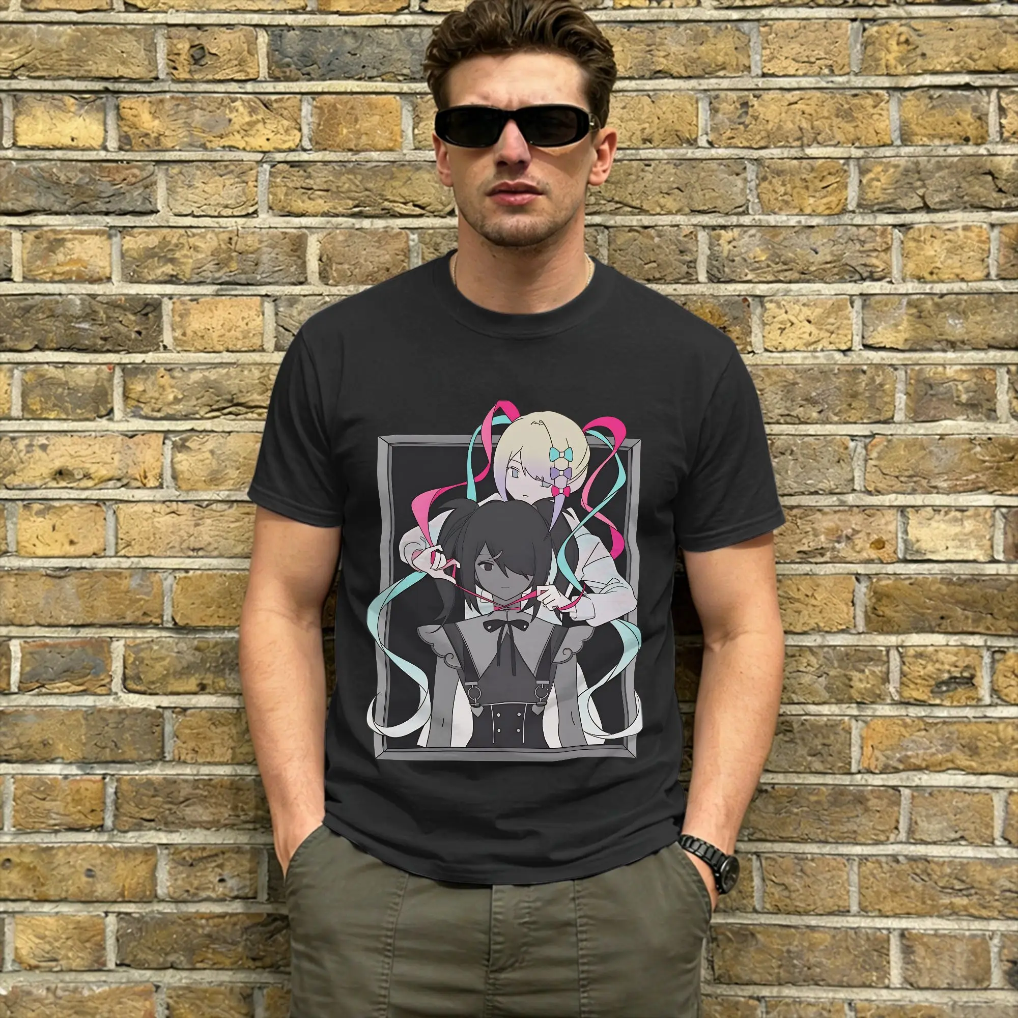 Needy Streamer Overload Cotton T-Shirt For Mens Beach Game Awesome T Shirts Round Neck Harajuku T Shirt Oversized Cheap Clothes