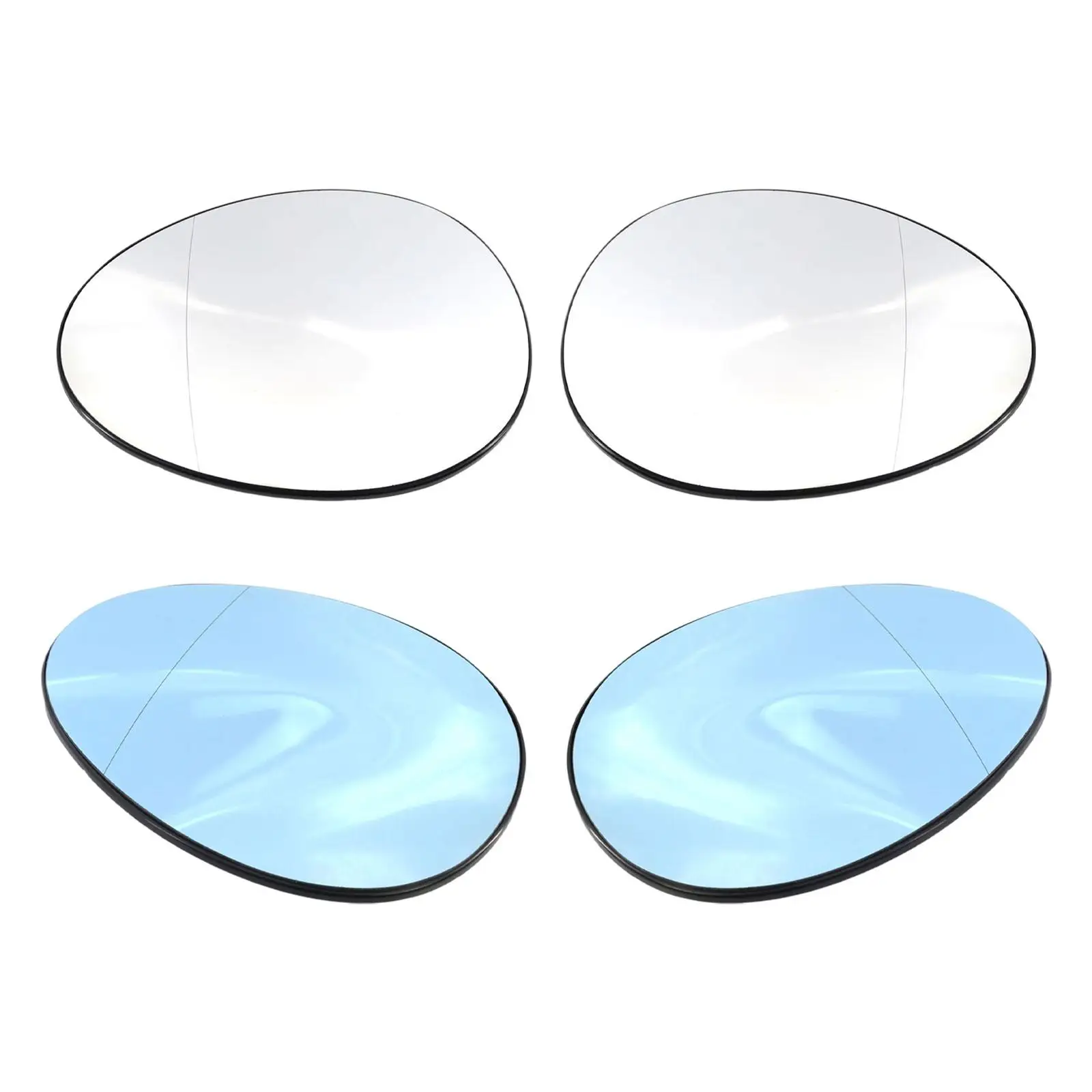 Heated Rearview Mirror Glass Lens Spare Parts Accessories Replaces premium Practical Easy to Install for Mini R55 Clubman