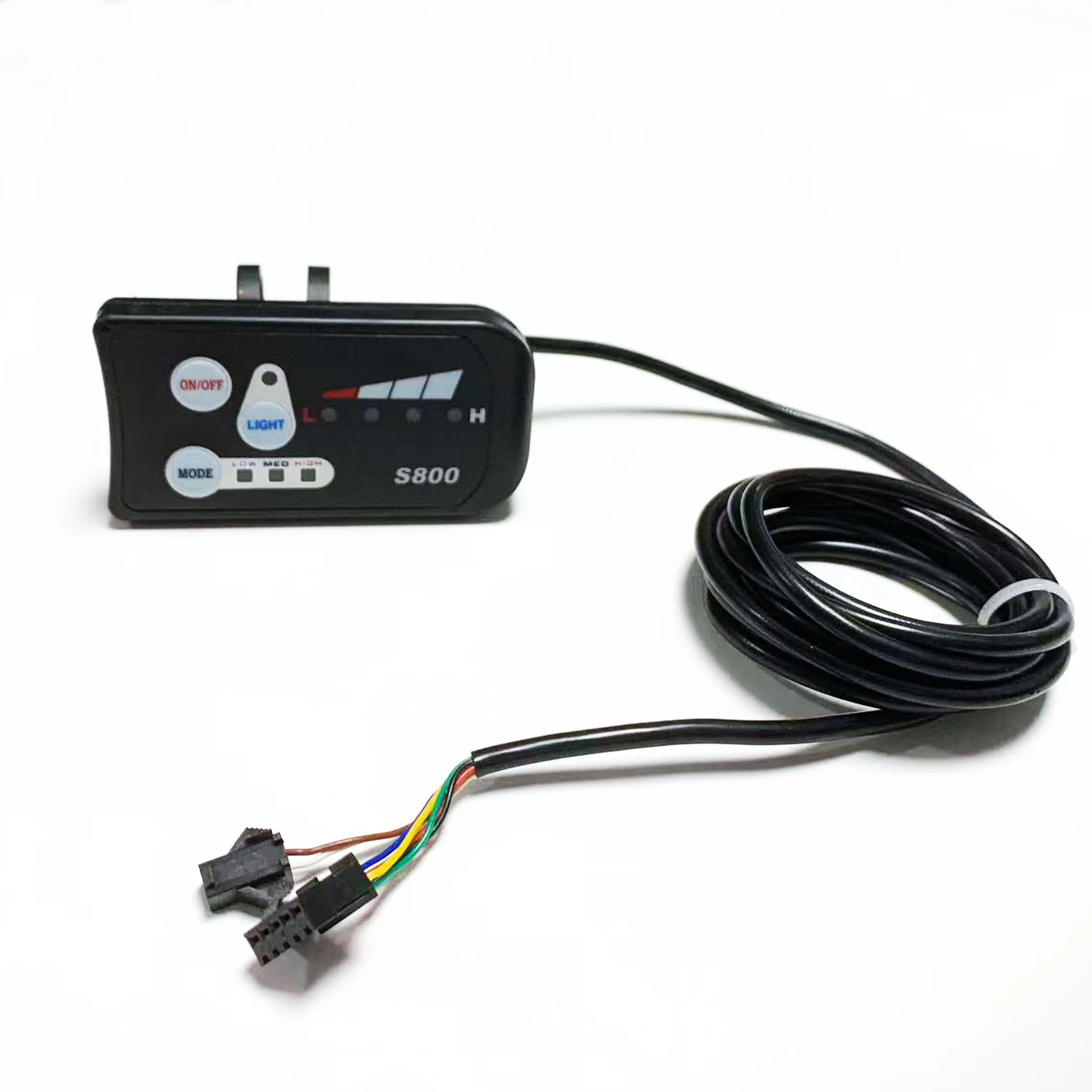 

s800led ЖК-дисплей приборов подходит для 36 В 48 В для аксессуаров для электромобилей 5 + 2 контакта