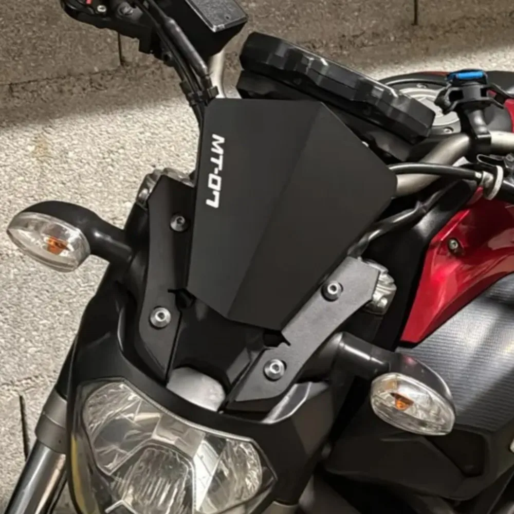 

Аксессуары для мотоциклов MT07: Ветровой дефлектор-обтекатель для YAMAHA MT-07 MT 07 FZ-07 2013-2017, ветровое стекло