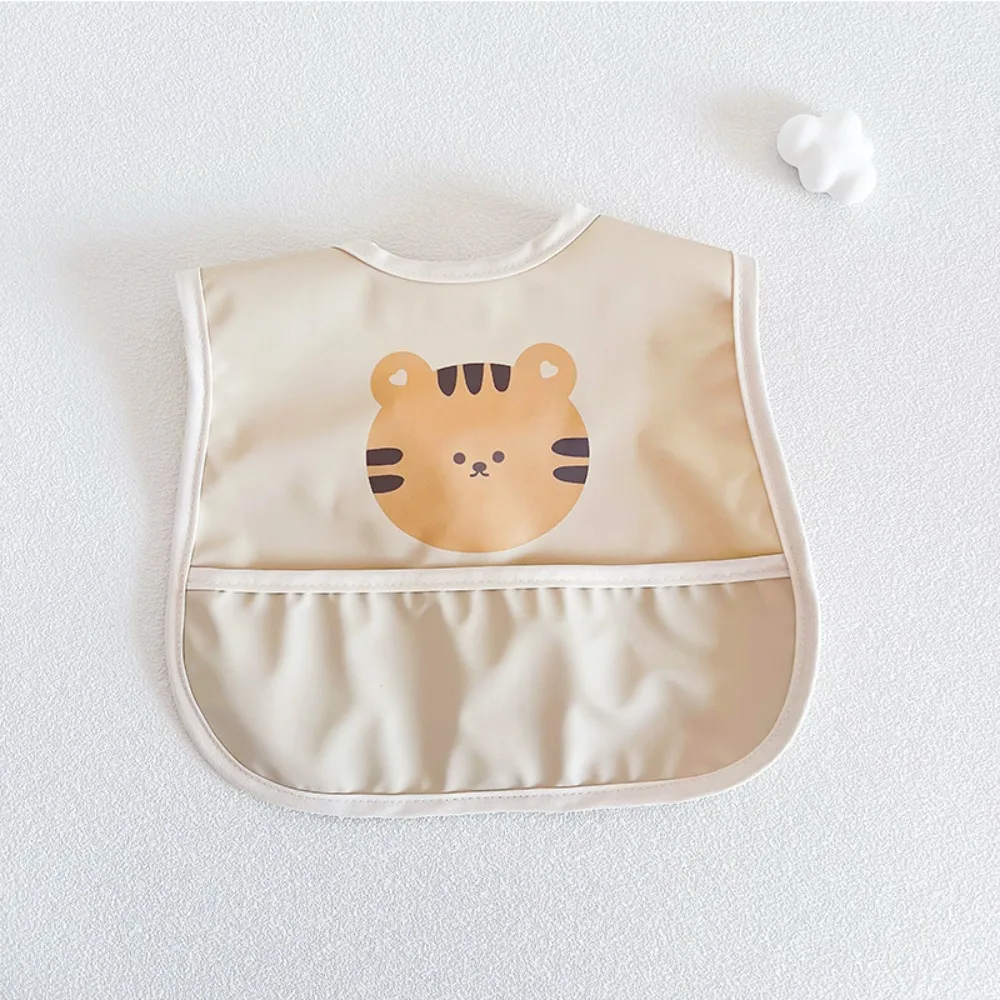 

Cute Animal Pattern Baby Feeding Bib Cartoon Rabbit Baby Drooling Bibs EVA Sleeveless Saliva Towel Burp Apron Summer