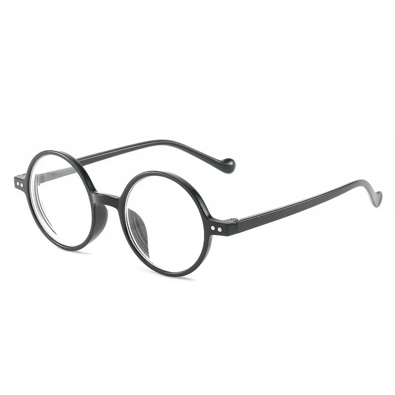 2023 Runde Lesebrille, ultraleicht, kleiner Rahmen, Presbyopie-Brille, blockiert blaues Licht, Hyperopie-Brille, 0,0 – Detail 6